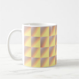 Tone-on-tone squares. kaffemugg