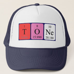 Tone periodisk bord namn hat keps