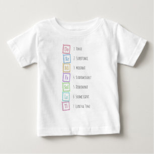 Toner från Solfeggio Musical Baby Blocks T Shirt