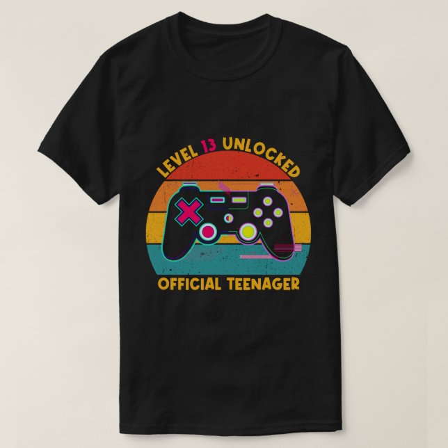 Tonernivå 13 för fjärrskrivbordsOfficiell olåst T Shirt (Design framsida)