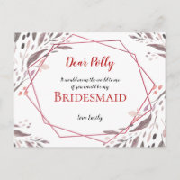  Tones Löv/Geometric/Bridesmaid Request