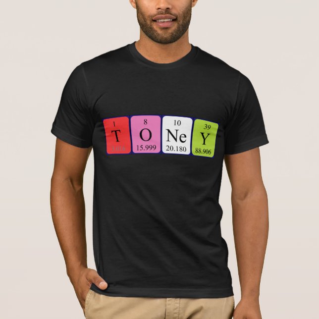 Toney Perivey-skjorta bord namn T-shirt (Framsida)