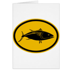 Tonfisk Hälsningskort