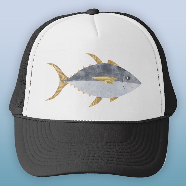 Tonfisk Keps (Yellowfin Tuna Fish trucker hat)
