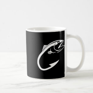 Tonfisk Krok minimal Fisher Man Fishing Älskare Kaffemugg