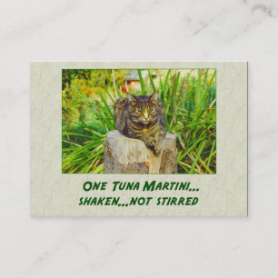 Tonfisk Martini Visitkort