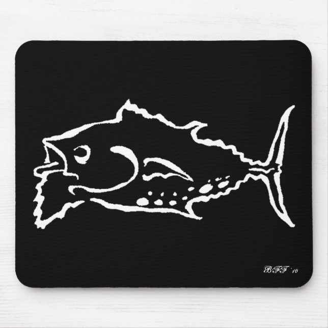 Tonfisk Mousepad 2010 Musmatta (Framsidan)