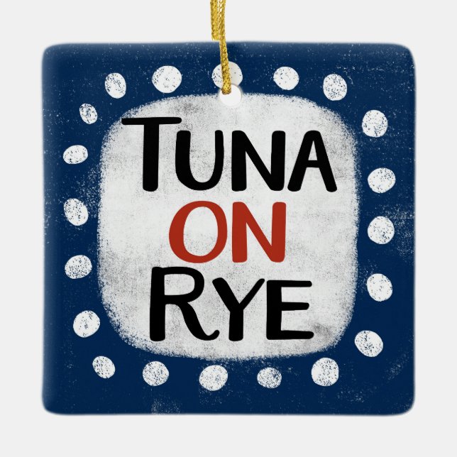 Tonfisk På Råg Ornament (Framsida)