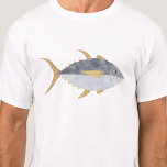 Tonfisk T Shirt<br><div class="desc">Roligt Tonfisk med ett fräckt leende, perfekt för dem som tycker om fisk, mat och fiske. Originalkonst av Nic Squirrell.</div>