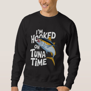 Tonfiske Fiskare Jag är besatt av Tonfisketid, Tu Lång Ärmad Tröja