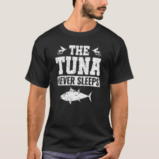 Tonfisken sover aldrig Blåfenad tonfisk Gulfenad t Shirt