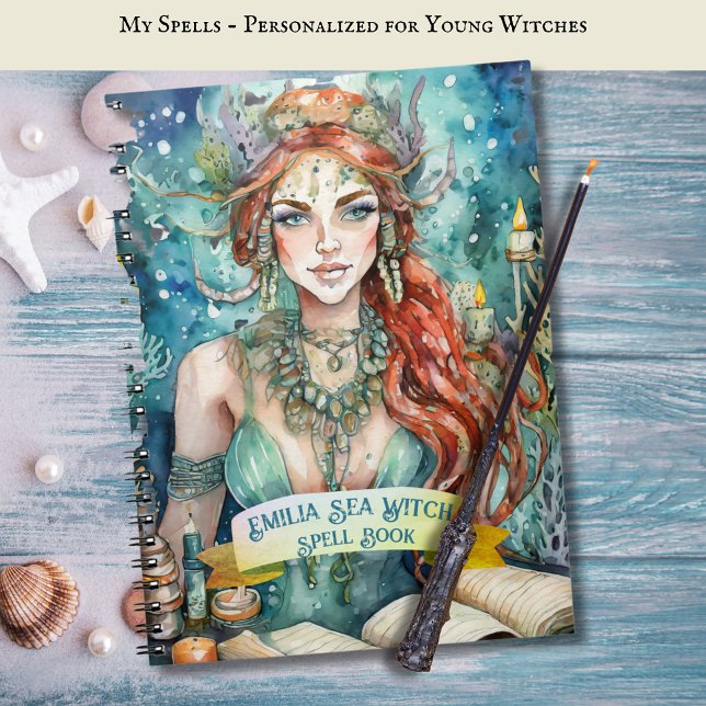 Tonfiskets havsvik Spådomar Bok Grimoire Anteckningsbok (Skapare uppladdad)