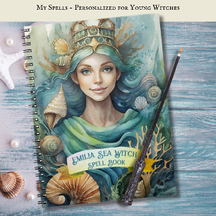 Tonfiskets havsvik Spådomar Bok Grimoire Anteckningsbok