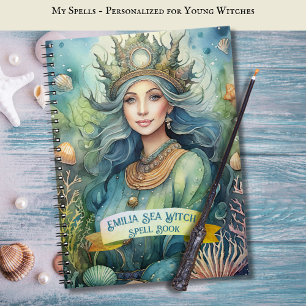 Tonfiskets havsvik Spådomar Bok Grimoire Anteckningsbok