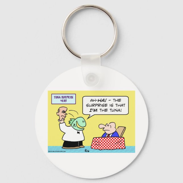 tonfisköverraskning Jag är servitör Nyckelring (Framsida)