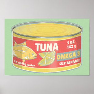 Tonfisksläpredskap för tonfiskkonserver poster