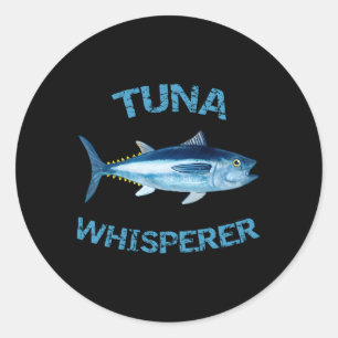 Tonfiskvisare för djuphavsfiske Tonfisk blåfenad t Runt Klistermärke