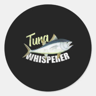Tonfiskvisare - Lubbig tonfisk för tonfiskfiske i  Runt Klistermärke