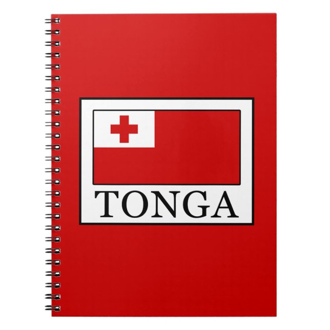 Tonga Anteckningsbok Med Spiral (Framsidan)