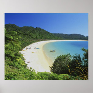 Tonga Bay, Abel Tasman NP, Sydön, New Poster