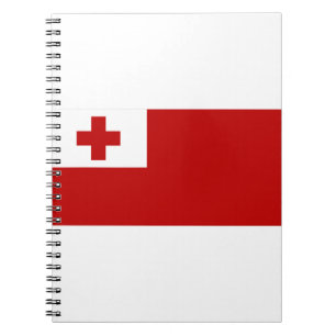 Tonga Flagga Anteckningsbok