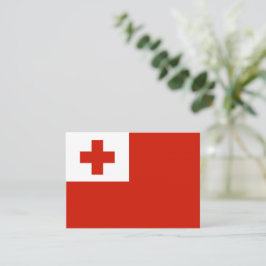 Tonga flagga anteckningskort