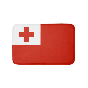 Tonga flagga badrumsmatta