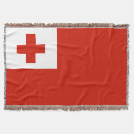 Tonga flagga filt