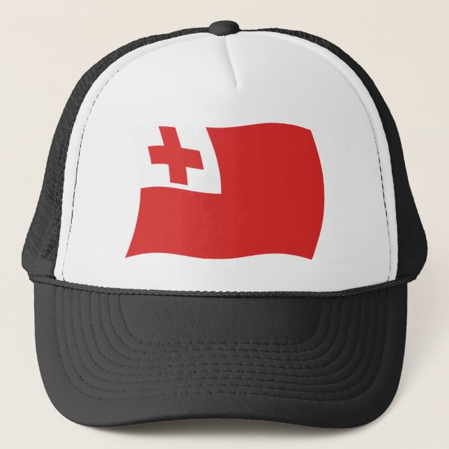 Tonga Flagga Hatt Keps (Framsida)