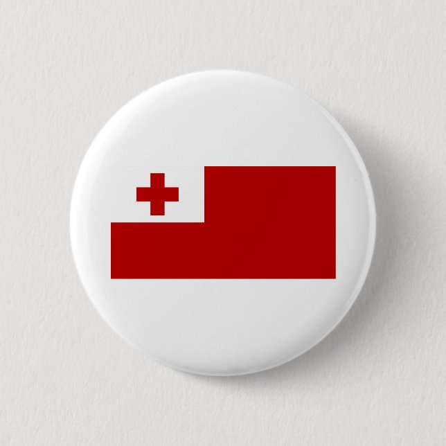 Tonga Flagga Knapp (Framsida)