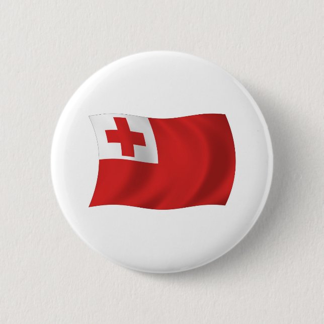 Tonga Flagga Knapp (Framsida)