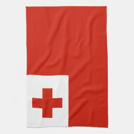 Tonga flagga kökshandduk