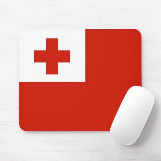 Tonga flagga musmatta (Med mus)