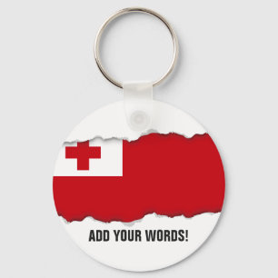Tonga flagga nyckelring