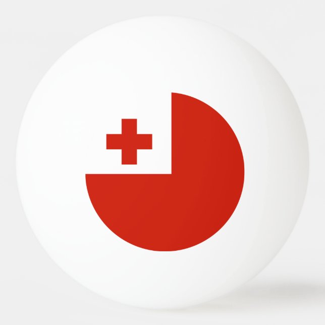 Tonga flagga pingisboll (Framsidan)