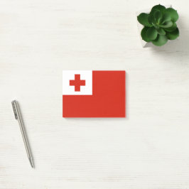 Tonga flagga post-it block