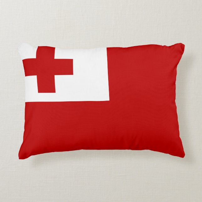 Tonga flagga prydnadskudde (Framsidan)
