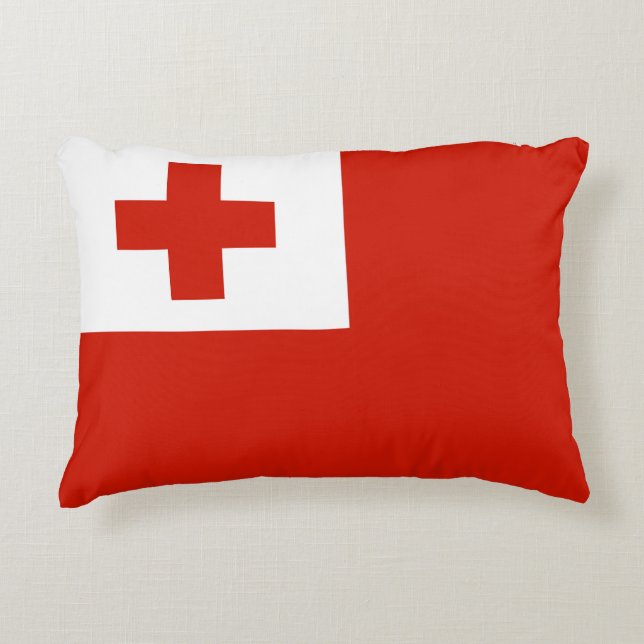 Tonga flagga prydnadskudde (Framsidan)