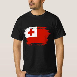 Tonga flagga t shirt