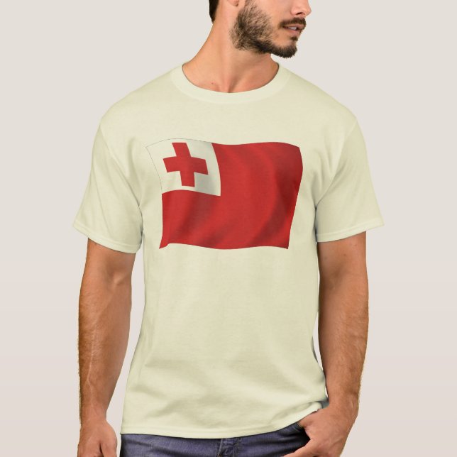 Tonga Flagga Tröja (Framsida)