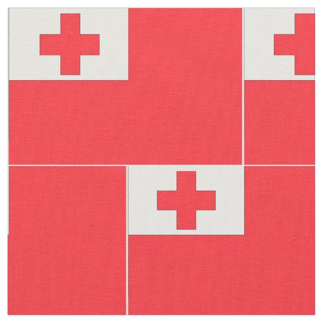 Tonga flagga tyg (Närbild)