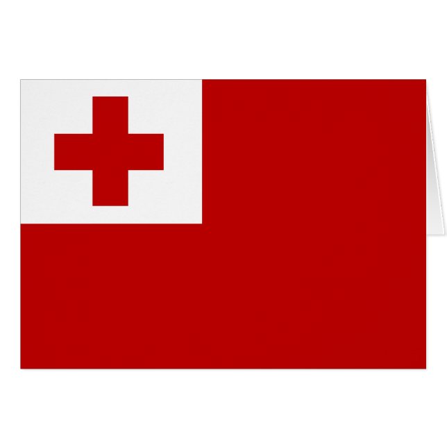 Tonga Hälsningskort (Framsidan Horizontal)