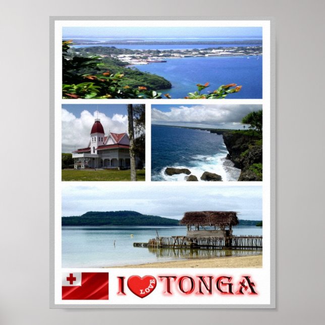 Tonga - I Kärlek - Poster (Framsidan)