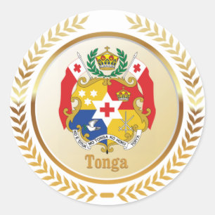 Tonga Jackar av Arm Runt Klistermärke
