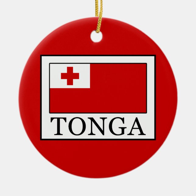 Tonga Julgransprydnad Keramik (Framsidan)