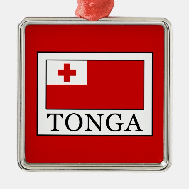 Tonga Julgransprydnad Metall (Framsidan)
