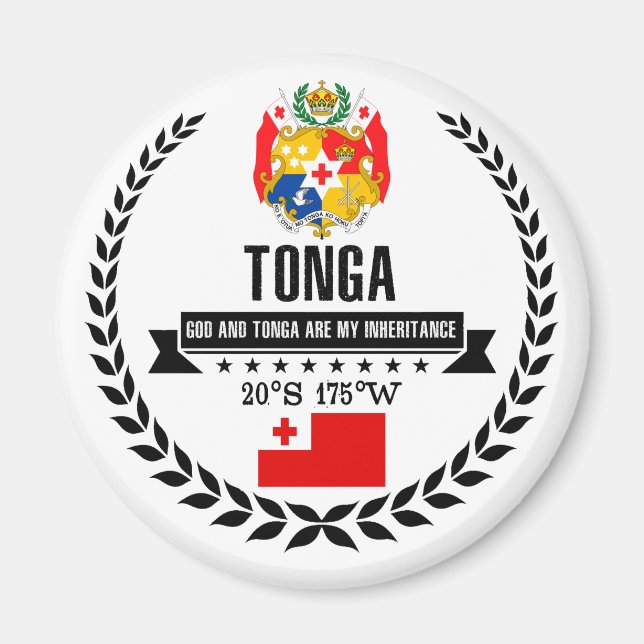 Tonga Magnet (Framsidan)