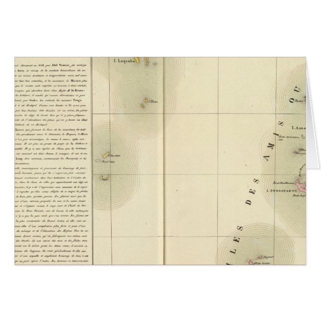 Tonga Oceania nr 47 Hälsningskort (Framsidan Horizontal)