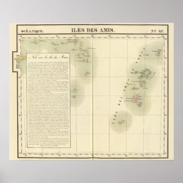 Tonga Oceania nr 47 Poster (Framsidan)