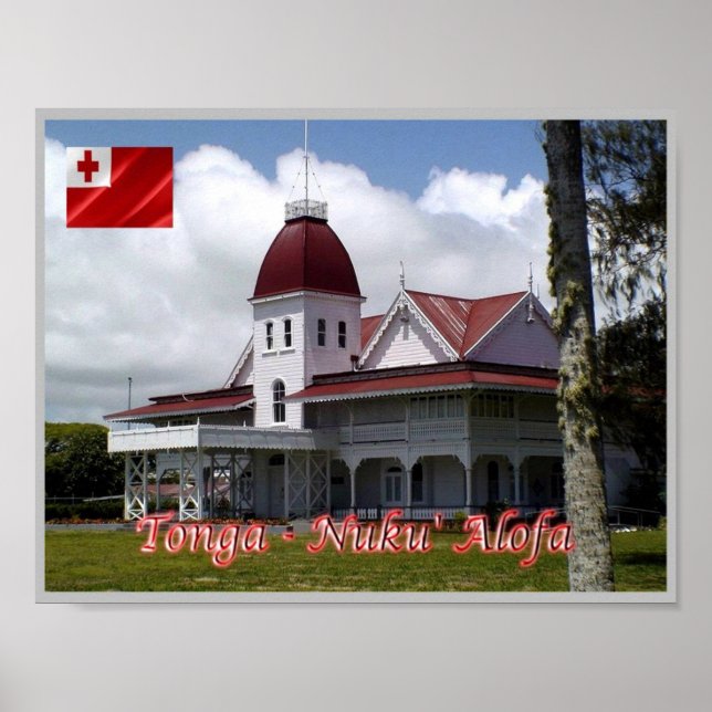Tonga - Royal Palace - Poster (Framsidan)